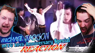 MTV 10th Anniversary! Michael Jackson REACTION - ''Black or White'' & ''Will You Be There''