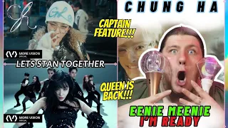 THE QUEEN is BACK | CHUNG HA 청하 | 'EENIE MEENIE (Feat. Hongjoong of ATEEZ)' & 'I'm Ready" | REACTION