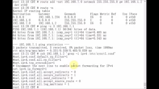 GNU/Linux - Adding a Static Route using the route Command (i.e. TCP/IP).