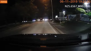 70mai Lite Dash Cam Test Video (Night Time)