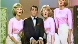 The McGuire Sisters and Dean Martin:   boy names medley...until they got to DEAN!