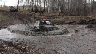 Ручьи. Болото. День Победы.Off-road 4x4 Omsk День 2