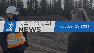 APTN National News October 29, 2021 – Feds appeal court on CHRT decision, Hereditary chief arrested