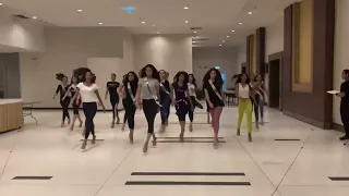 Stan twitter: miss universe Thailand models walking to “updown funk sped up” by bruno mars