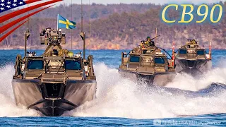 Ukraine's New Weapon: Sweden-made Monstrously Powerful "CB90" Fast Assault Craft