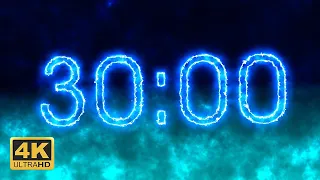 30 Minutes Countdown Timer - Electric ⚡☄ [4K]