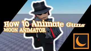 How to Animate Guns with Moon Animator | Roblox Studio