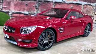 MUST-SEE!!!👍💖 | MERCEDES SL63 AMG HARD TOP | 1/18 DIECAST | MAISTO | CINEMATIC REVIEW BY MODEL CAR
