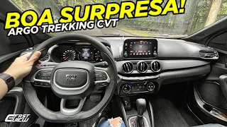 TEST DRIVE NOVO FIAT ARGO TREKKING 2023 MELHOR AUTOMÁTICO DE ENTRADA COM ÓTIMO CONSUMO E SUSPENSÃO!