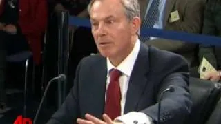 Raw Video: Blair Defends Invasion of Iraq