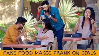 Fake Food Magic Prank On Girls With A Twist @OverDose_TV_Official