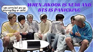 JIKOOK  | when jikook is near and bts is panicking...