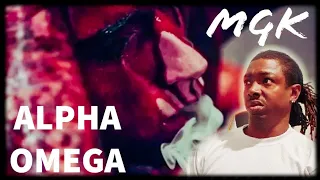 He talking real aggressive!! Machine Gun Kelly- "Alpha Omega" REACTION