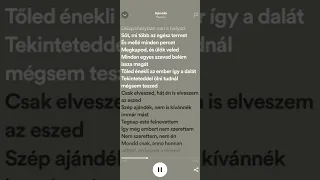 Paulina - Ajándék [sped up+lyrics]
