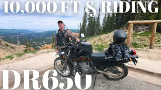 Suzuki DR650 - 10,000 Feet And Riding