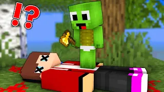 Baby Mikey Turn into Scary Monster and Kill JJ - in Minecraft Challenge Maizen JJ and Mikey