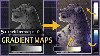 Underrated tool for digital art: GRADIENT MAPS  ✦✦  5+ different uses