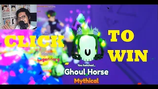 Hatching Mythical Ghoul Horse Pet with no Robux - Pet Sim X (TAGALOG)