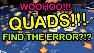 HEADS UP HOLD 'EM (ULTIMATE TEXAS HOLD 'EM) in LAS VEGAS! QUADS!! 🔥