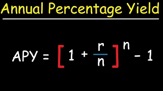 Annual Percentage Rate vs Annual Percentage Yield