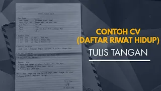 Terbaru | Berikut Cara Membuat Daftar Riwayat Hidup (Tulis Tangan)