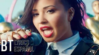 Demi Lovato - Really Don't Care ft. Cher Lloyd (Lyrics + Español) Video Official