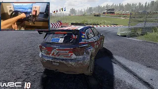 VW Polo Rally2 | WRC 10 Rally Estonia TOP 10 | Thrustmaster T300RS Gameplay