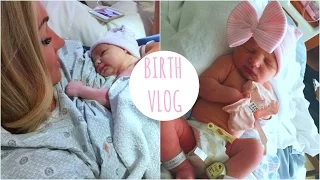 BIRTH VLOG & NAME REVEAL | Failed Epidural Hospital Birth | Tara Henderson