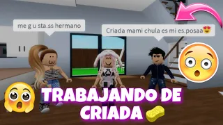 ✨😰TRABAJANDO DE CRIADA🧽🤚||Roblox😳