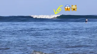 SUP Surfers Paddling Out To Avalanche😱Surfing Haleiwa North Shore Oahu Hawaii