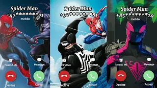 Spider man calling ringtone 😮☎️#spiderman