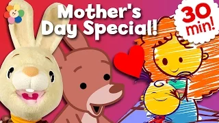Happy Mother's Day! Half Hour Compilation of Mothers Day Songs for Kids & TV Episodes | Mom Songs