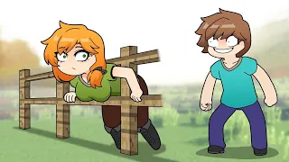 Steve, I'm stuck #2 - Minecraft Anime - Flipbook Animation