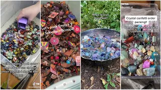 CRYSTAL CONFETTI COMPLICATION | SMALL CRYSTAL BUSINESS | TIK TOK