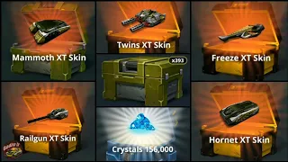 Tanki Online - Mega Epic Container Opening [5x Skin Container] - Epic Legendary Moments