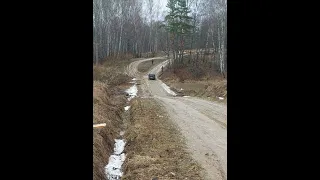 На подъезде к деревне Федора Конюхова - пролететь над "трясиной"))