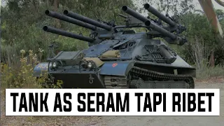 M50 ONTOS, Tank Unik Milik AMERIKA, Sekali RELOAD Juru Tembak Harus Keluar Dari Tank!