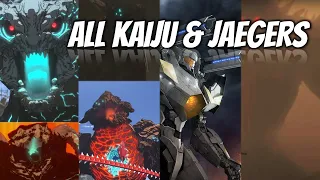 All Kaiju & Jaegers | Pacific Rim: The Black