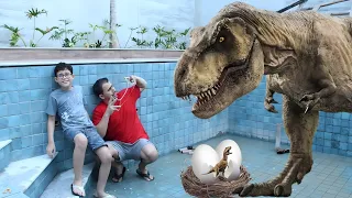 ACHAMOS OVOS DE DINOSSAURO NA NOSSA CASA