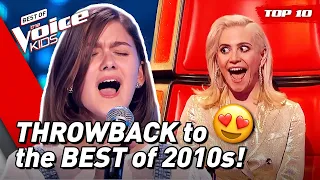 MOST POPULAR Songs of the 2010s on The Voice Kids! 🤩 | Top 10