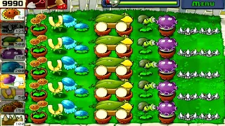 All Upgraded Strategy Plants Challenge in HD Graphics | Plants vs Zombies Hack Survival DAY Gameplay