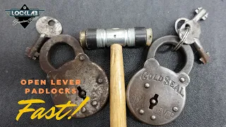 (1633) Quick Open for 6-Lever Padlocks