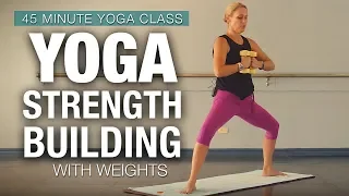 Yoga Strength Building with Weights (45 Min) Yoga Class - Five Parks Yoga