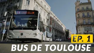 Les Bus en centre-ville de Toulouse