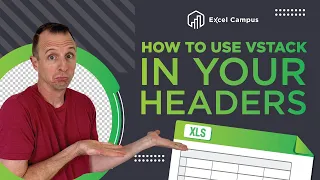 Adding Headers to VSTACK: 2 Ways in Excel