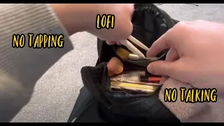 ASMR - Makeup Bag Rummaging (Unintentional Sounds, No Talking, No Tapping)