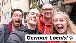 She Tries Speaking German, Trying German food 🥨 (Day Trips from Stuttgart)