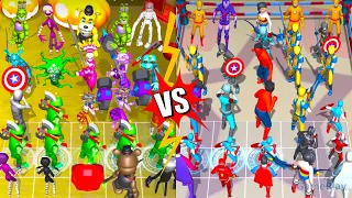 Beat Door 100 Challenge Vs  Merge Supper Hero, Merge Battle Gameplay