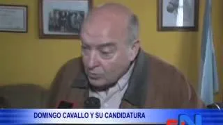 DOMINGO CAVALLO Y SU CANDIDATURA