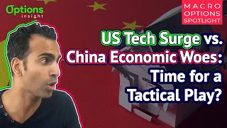 US Tech Surge Vs. China Economic Woes | Time for a Tactical Play? | Macro Options Spotlight